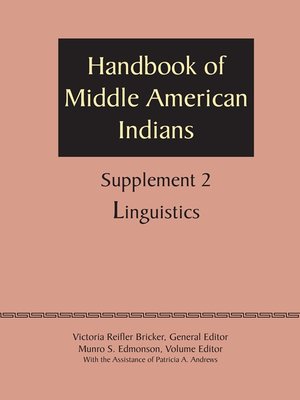 cover image of Supplement to the Handbook of Middle American Indians, Volume 2